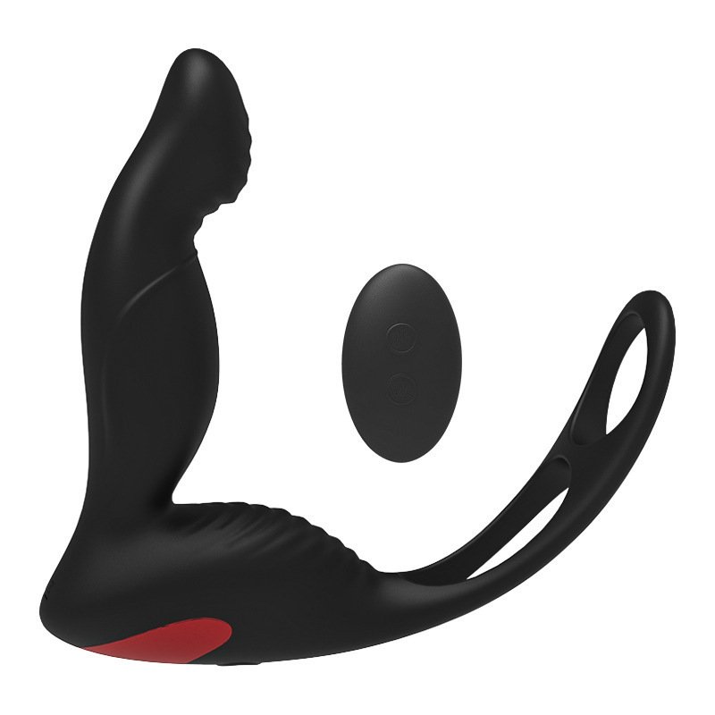 Prostate Massager for Men with Remote Control & Vibrating Ring – 9 Modes Silicone Rechargeable