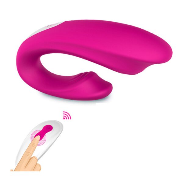 U-Shaped Wearable Vibrator – Remote Control Clitoral Stimulator, Hands-Free Dual Stimulation Toy