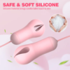 Nipple Clamps Vibrator with Clitoral Stimulator Adjustable Breast & Clit Massager for Women