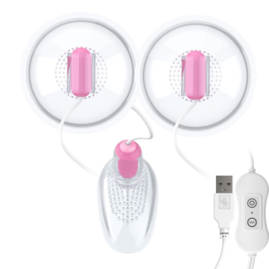 rechargeable nipple massager vibrator with clitoral stimulator for women