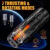 Powerful Automatic Male Masturbator Telescopic Stroker Suction Cup Sex Toy for Men USB Rechargeable