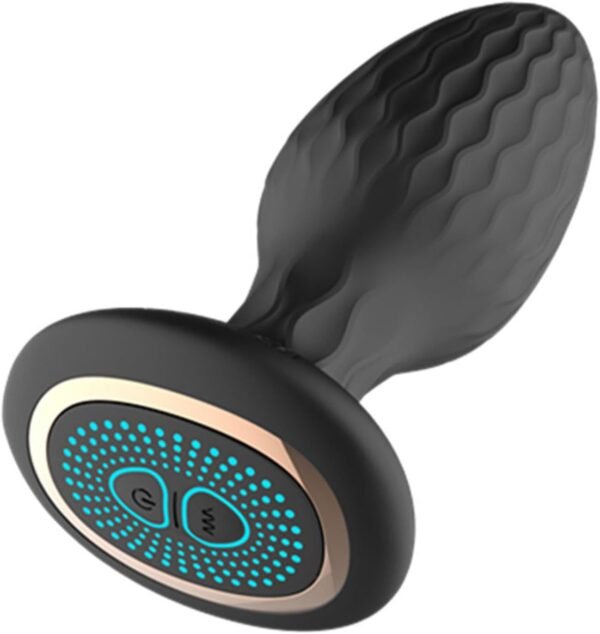 Remote Control Rotating Anal Plug – Smart Multi-Mode Vibrating Butt Plug with LED Light