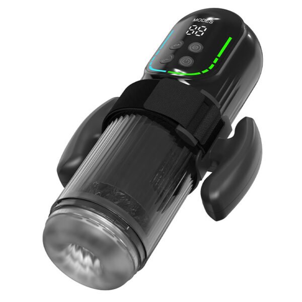 Automatic male masturbator for men with high intensity thrusting, realistic suction, and USB rechargeable design