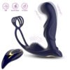 remote control silicone prostate massager anal trainer for men