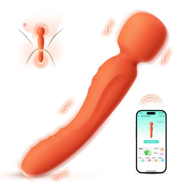 app controlled dual head G-spot vibrator for women