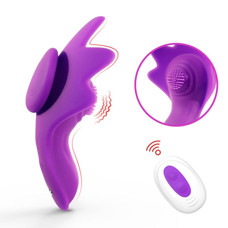 Remote Control Wearable Vibrator for Women, 9 Modes, Invisible Panty Vibrator, Secure Fit Hands-Free Toy