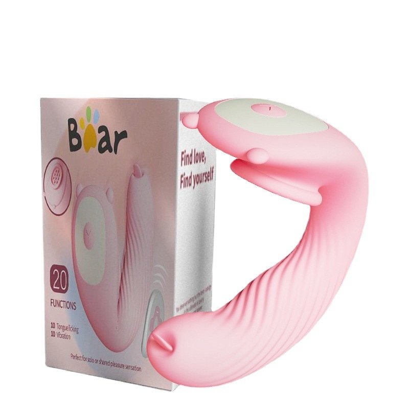 Wearable Clitoral Suction Vibrator with Tongue Licking Remote Control Discreet Panty Vibrator for Women