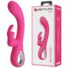 Rabbit vibrator for women with G spot and clitoral dual stimulation
