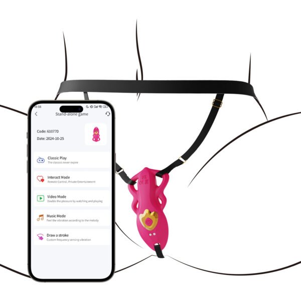 Wearable Vibrator with App Control – Wireless Panty Vibrator, Invisible Clitoral Stimulator