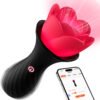 Rose G-Spot Vibrator with Remote Control Rechargeable Rose G-Spot Vibrator for Women – Wireless and Waterproof
