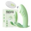 Remote control wearable butterfly vibrator for G-spot and clitoral stimulation, waterproof, USB rechargeable design.