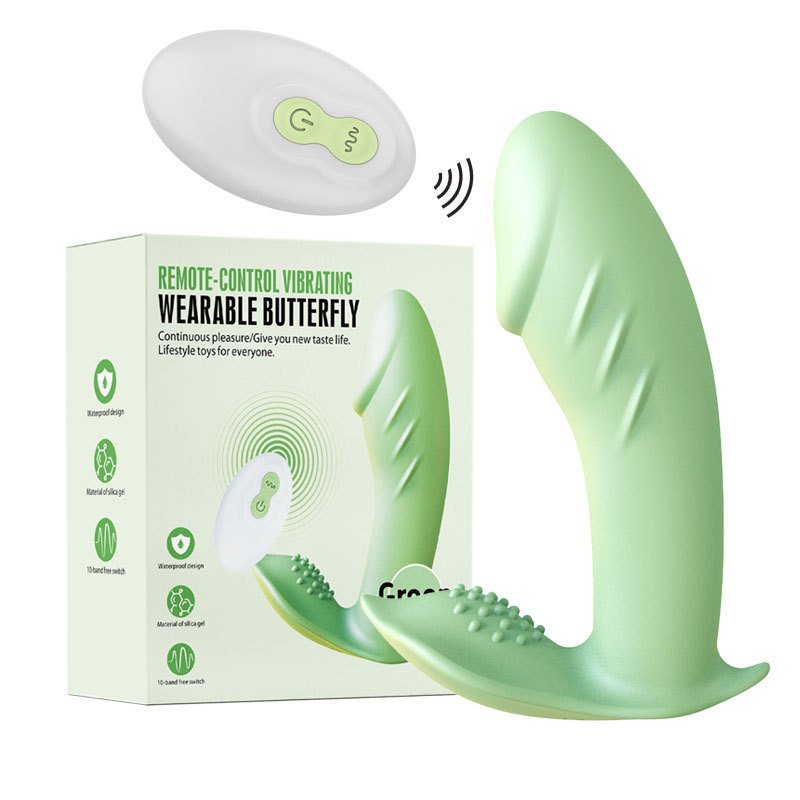 Remote Control Wearable Butterfly Vibrator – G-Spot & Clitoral Stimulator with Internal Dildo