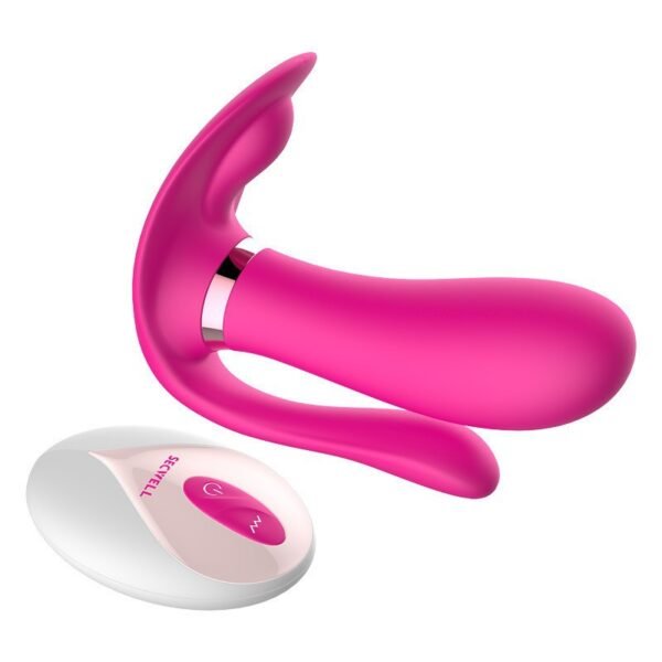 Wearable Clitoral Stimulator for Women Wearable clitoral stimulator for women with dual stimulation, heating, and silicone material for G-spot pleasure.
